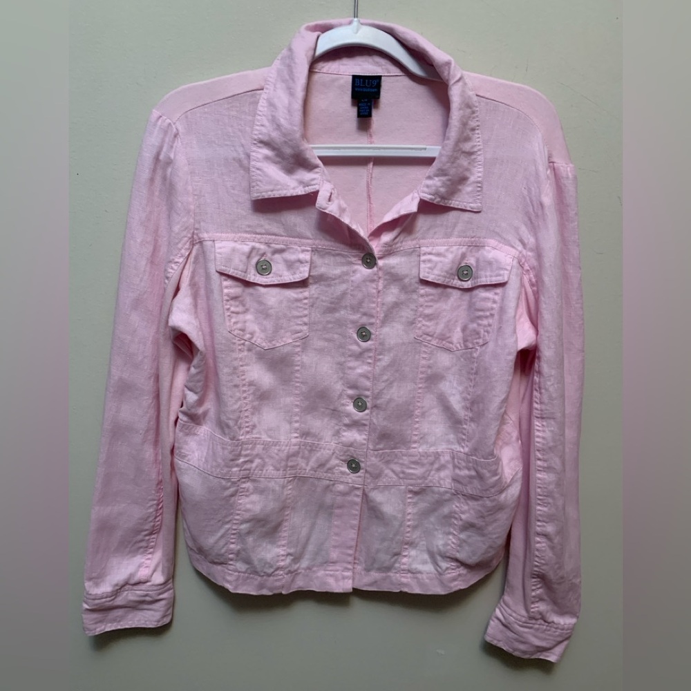 BLU9 100% Linen Oversized Lightweight Jacket